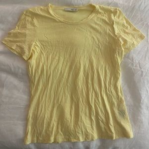 Aritzia | Wilfred Free Lemon Yellow T-Shirt